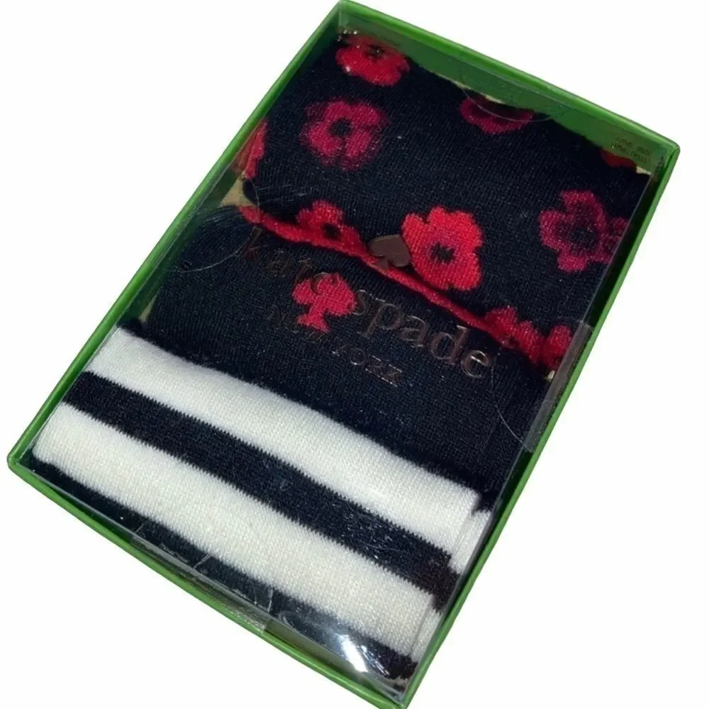 Kate Spade 3 Pack Crew Socks